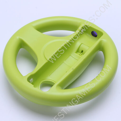 Game Racing Steering Wheel for Nintendo Wii Kart Racing Games Controller Yellow - Image 3