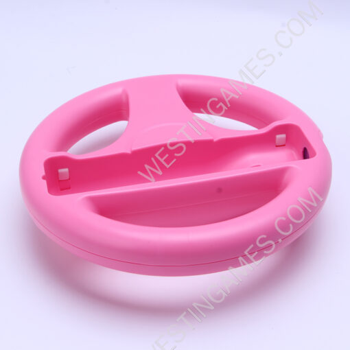 Game Racing Steering Wheel for Nintendo Wii Kart Racing Games Controller Pink - Image 6