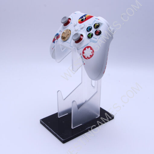 Universal 2-Layer Controller Holder PS5 PS4 PS3 XBOX Storage Rack Stand Transparent+Black - Image 5