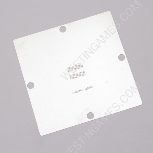 DDR5 0.45mm BGA Rework Reballing Stencil Templates 90x90 for Ps5