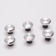 6Pcs Metal Thumbsticks Analog Joystick Replacement for PS5 Edge Controller Silver