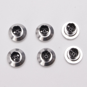 6Pcs Metal Thumbsticks Analog Joystick Replacement for PS5 Edge Controller Silver 06