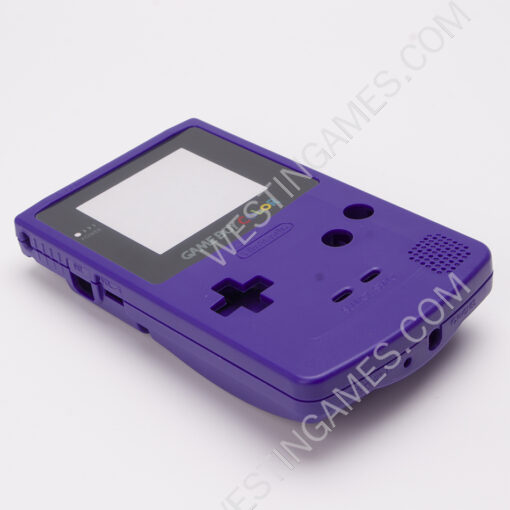 Complete Housing Shell Cover Case Replacement for Gameboy GBC GB Color - Purple - Image 4