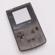 Clear Complete Housing Shell Cover Case Replacement for Gameboy GBC GB Color - Clear Black