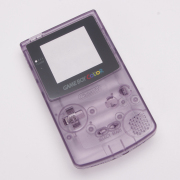 Clear Complete Housing Shell Cover Case Replacement for Gameboy GBC GB Color - Clear Purple