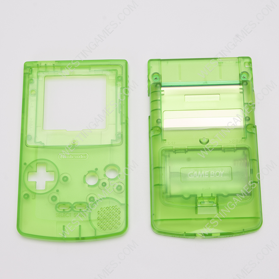 Clear Complete Housing Shell Cover Case Replacement for Gameboy GBC GB Color - Clear Green - Image 2