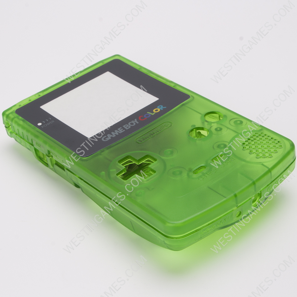 Clear Complete Housing Shell Cover Case Replacement for Gameboy GBC GB Color - Clear Green - Image 4