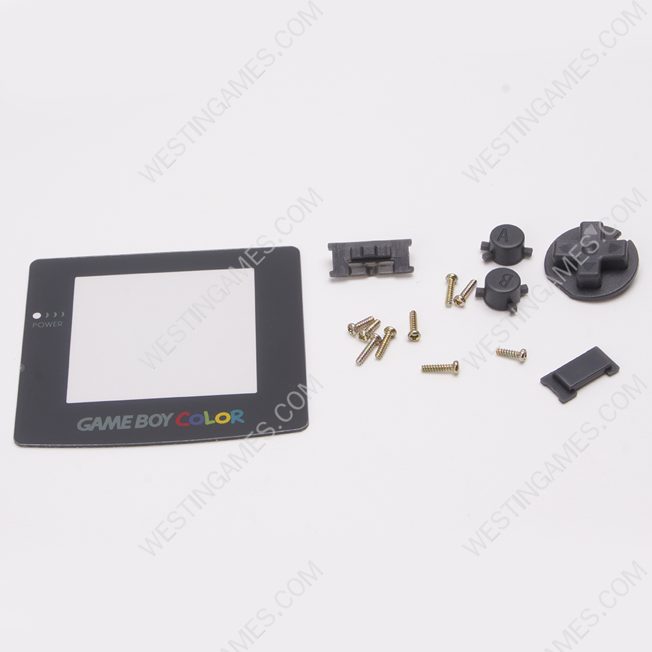 Clear Complete Housing Shell Cover Case Replacement for Gameboy GBC GB Color - Clear Green - Image 6