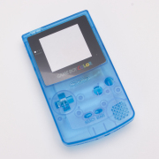 Complete Housing Shell Cover Case Replacement for Gameboy GBC GB Color - Clear Blue
