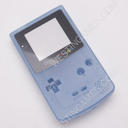 Clear Complete Housing Shell Cover Case Replacement for Gameboy GBC GB Color - Clear Light Blue