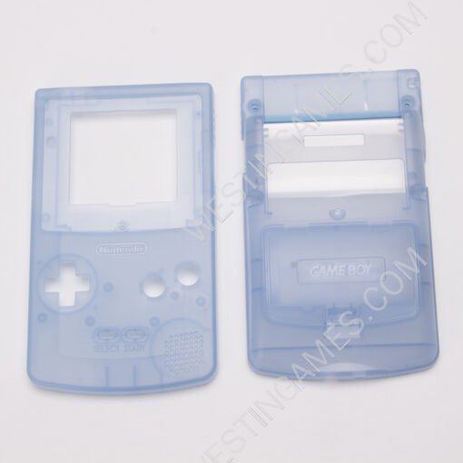 Clear Complete Housing Shell Cover Case Replacement for Gameboy GBC GB Color - Clear Light Blue - Image 2
