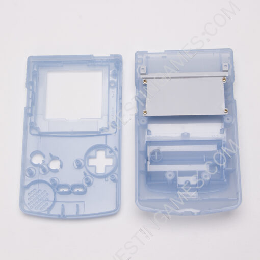 Clear Complete Housing Shell Cover Case Replacement for Gameboy GBC GB Color - Clear Light Blue - Image 3