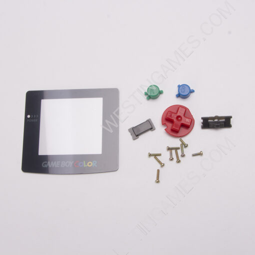 Clear Complete Housing Shell Cover Case Replacement for Gameboy GBC GB Color - Clear Light Blue - Image 4