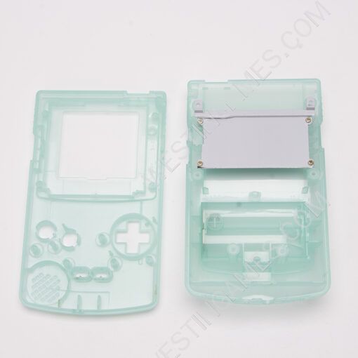 Clear Complete Housing Shell Cover Case Replacement for Gameboy GBC GB Color - Clear Light Green - Image 3