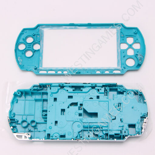 Complete Housing Shell Case Replacement for PSP 3000 Porcelain blue - Image 3