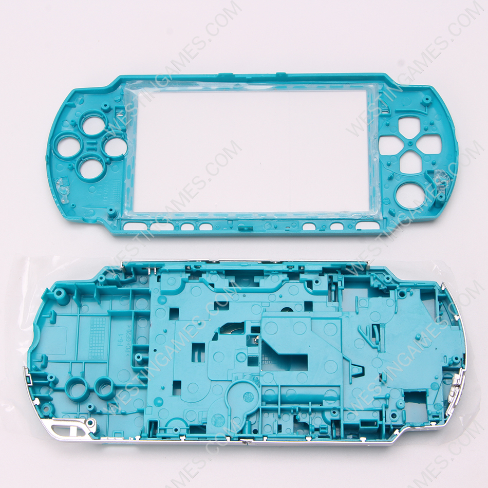 Complete Housing Shell Case Replacement for PSP 3000 Porcelain blue - Image 3