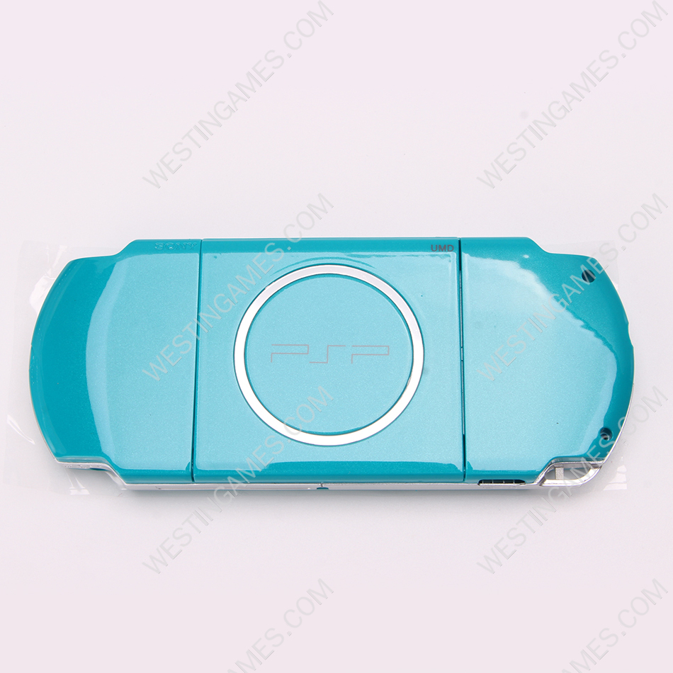Complete Housing Shell Case Replacement for PSP 3000 Porcelain blue - Image 2
