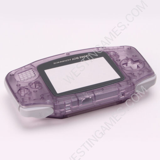 Complete Housing Shell Cover Case Replacement for GBA - Clear Purple - Image 2