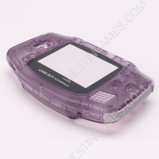 Complete Housing Shell Cover Case Replacement for GBA - Clear Purple - Image 3