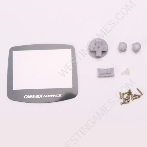 Complete Housing Shell Cover Case Replacement for GBA - Clear Purple - Image 6