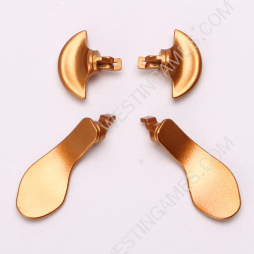 Replace Metal Paddles Accessories For PS5 Edge Elite Handle Metal Back Key - Bright Gold - Image 2