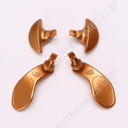 Replace Metal Paddles Accessories For PS5 Edge Elite Handle Metal Back Key - Bright Gold - Image 3