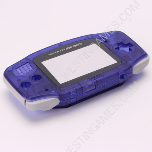Complete Housing Shell Cover Case Replacement for GBA - Clear Deep Purple - Image 2