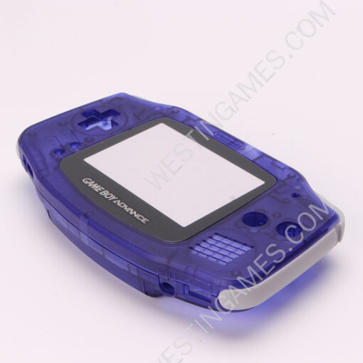 Complete Housing Shell Cover Case Replacement for GBA - Clear Deep Purple - Image 3