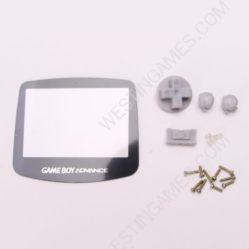 Complete Housing Shell Cover Case Replacement for GBA - Clear Deep Purple - Image 6