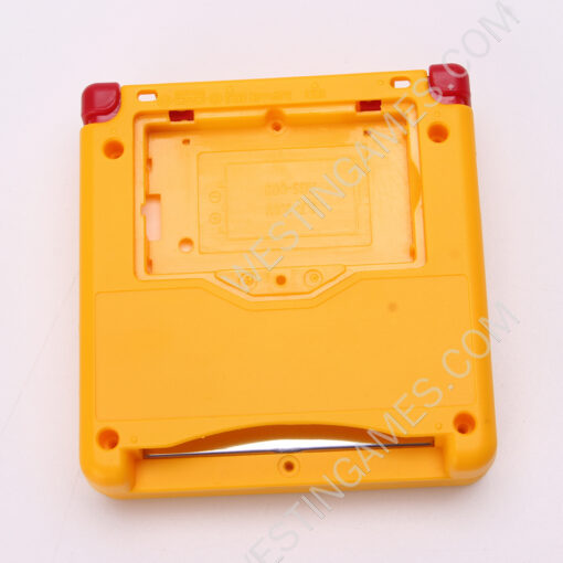 Complete Clear Housing Shell Cover Case Replacement for GBA SP - Pikachu Yellow - Image 2
