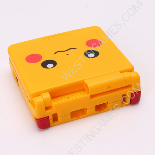 Complete Clear Housing Shell Cover Case Replacement for GBA SP - Pikachu Yellow - Image 5