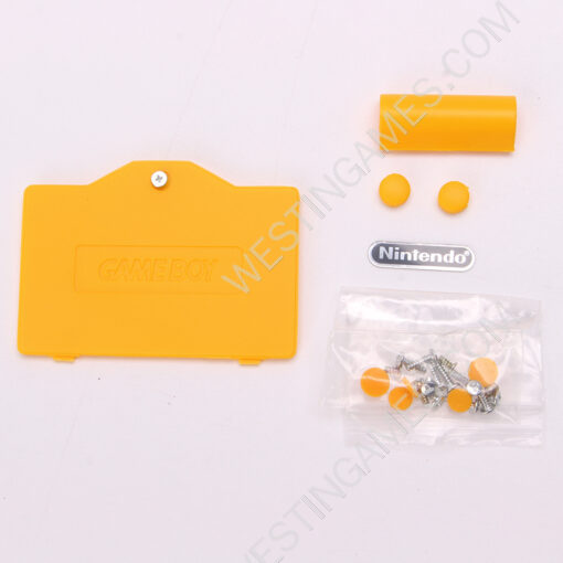 Complete Clear Housing Shell Cover Case Replacement for GBA SP - Pikachu Yellow - Image 6