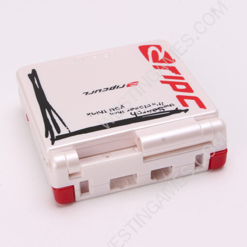 Complete Clear Housing Shell Cover Case Replacement for GBA SP - Rip Curl White - Image 5