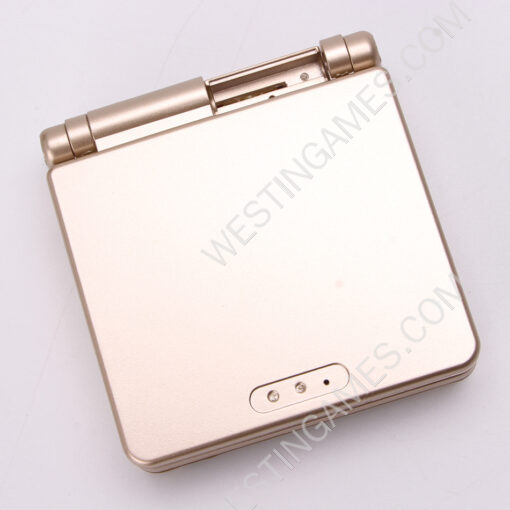 Complete Clear Housing Shell Cover Case Replacement for GBA SP - Gold