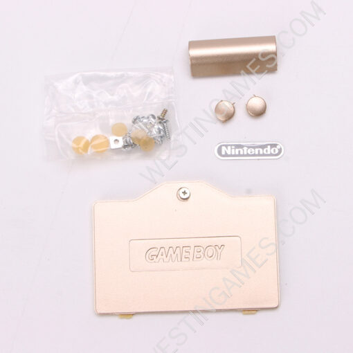 Complete Clear Housing Shell Cover Case Replacement for GBA SP - Gold - Image 6