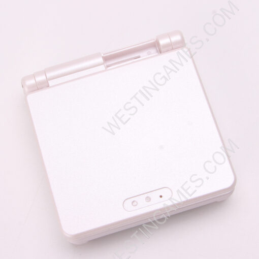 Complete Clear Housing Shell Cover Case Replacement for GBA SP - White