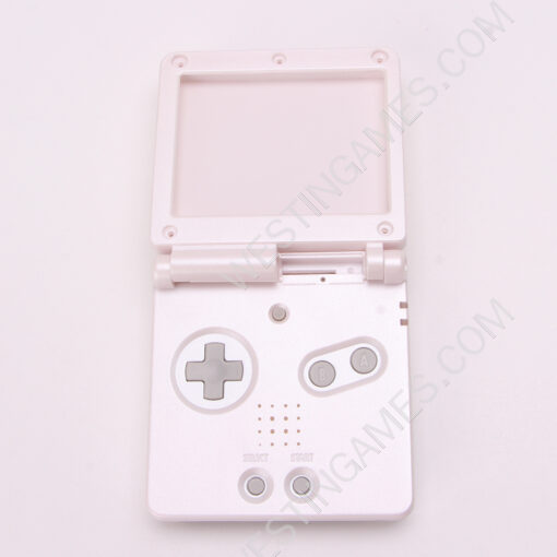Complete Clear Housing Shell Cover Case Replacement for GBA SP - White - Image 4