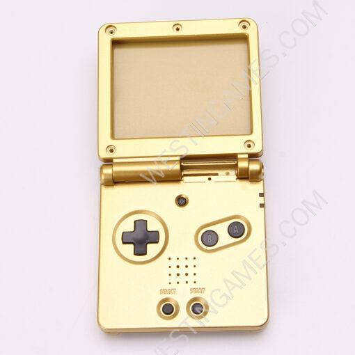 Complete Clear Housing Shell Cover Case Replacement for GBA SP - Golden Eye of Zelda - Image 4