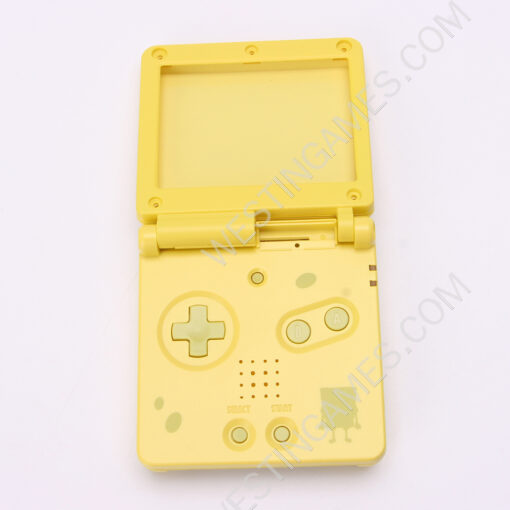 Complete Clear Housing Shell Cover Case Replacement for GBA SP - Spongebob - Image 3