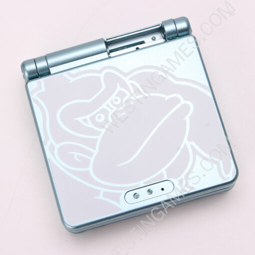 Complete Clear Housing Shell Cover Case Replacement for GBA SP - King Kong Blue