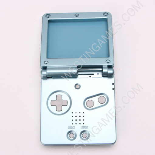 Complete Clear Housing Shell Cover Case Replacement for GBA SP - King Kong Blue - Image 3