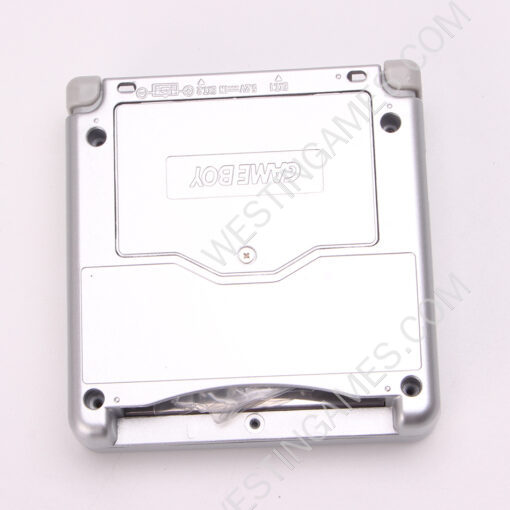 Complete Clear Housing Shell Cover Case Replacement for GBA SP - Mario Silver - Image 2