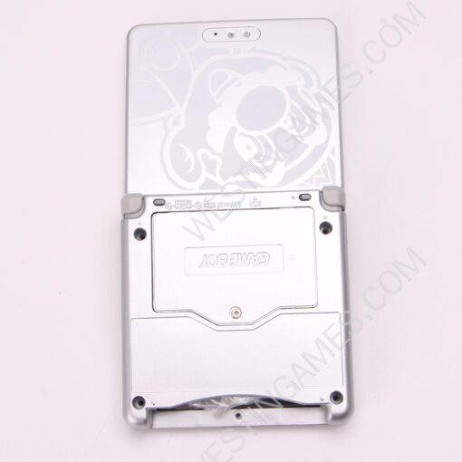 Complete Clear Housing Shell Cover Case Replacement for GBA SP - Mario Silver - Image 4