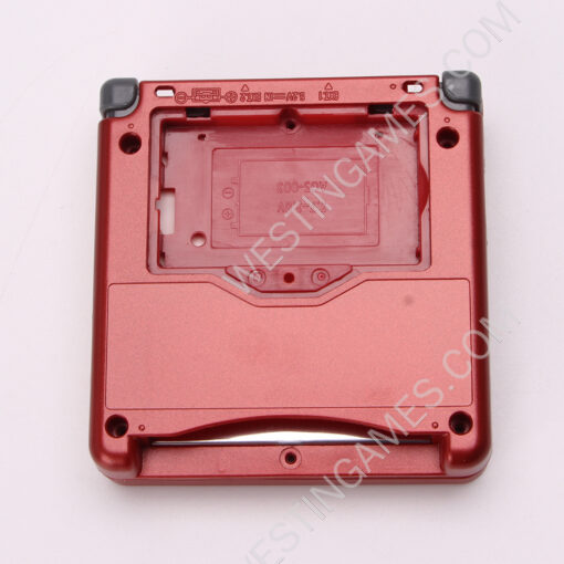 Complete Clear Housing Shell Cover Case Replacement for GBA SP - Gulaton Red - Image 2