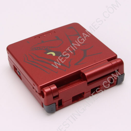 Complete Clear Housing Shell Cover Case Replacement for GBA SP - Gulaton Red - Image 3