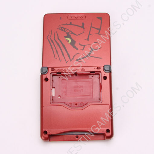 Complete Clear Housing Shell Cover Case Replacement for GBA SP - Gulaton Red - Image 5