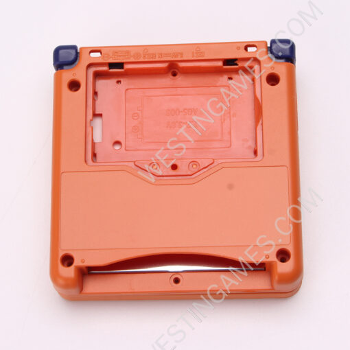 Complete Clear Housing Shell Cover Case Replacement for GBA SP - Orange The Eye of Zelda - Image 2