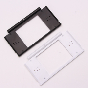 Replacement Hinge Part Bottom Middle Housing Button Shell for 3DS - Black/White