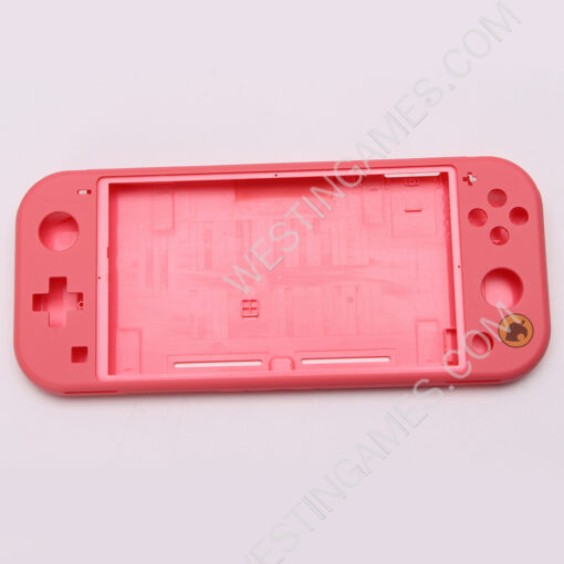 Original Top and Bottom Housing Shell Case Replacement for Nintendo Switch lite - Animal Crossing Pink - Image 2
