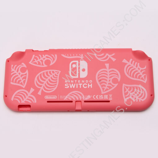 Original Top and Bottom Housing Shell Case Replacement for Nintendo Switch lite - Animal Crossing Pink - Image 3